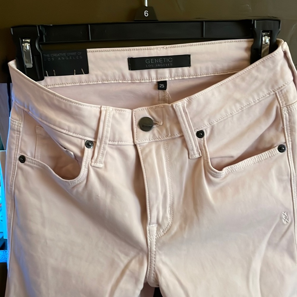 Genetic (Los Angeles) Brand Daphne Mid Rise Crop Skinny Size 25 Jeans